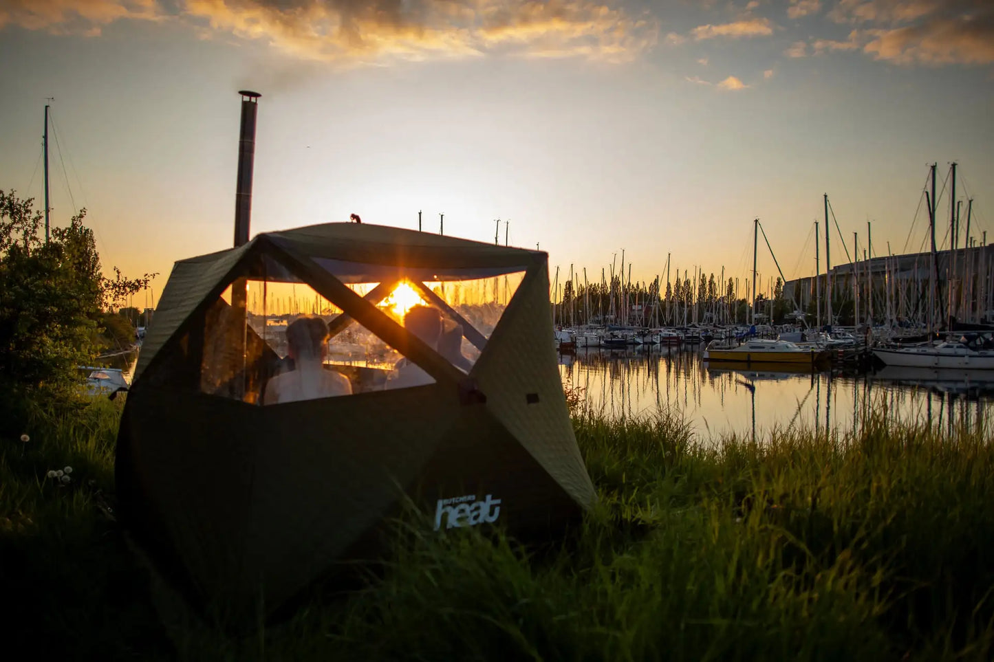 Butchers Heat Sauna Butchers Heat Portable Sauna Tent with stove.