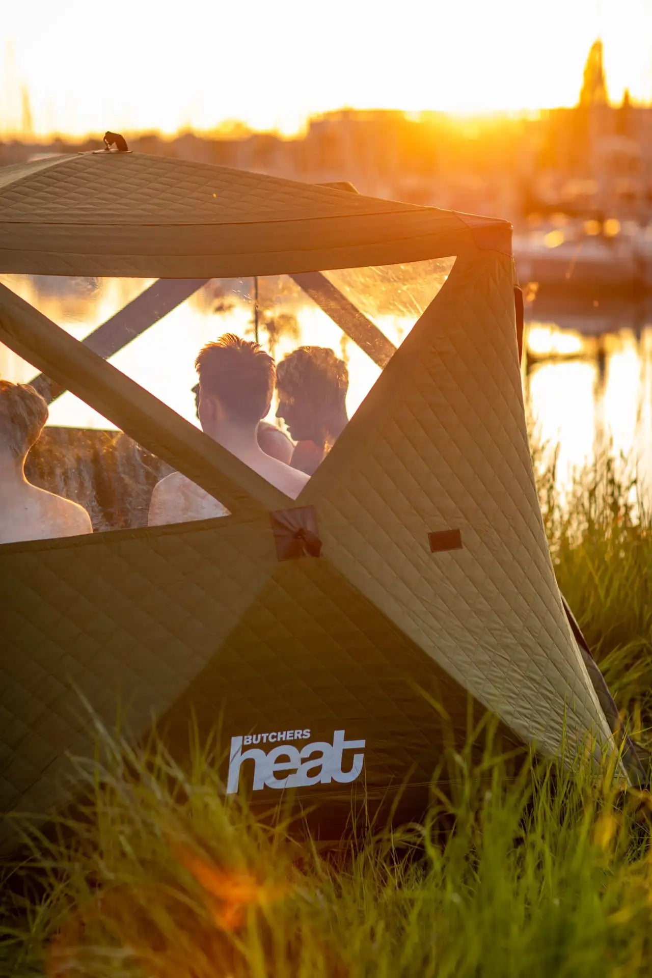 Butchers Heat Sauna Butchers Heat Portable Sauna Tent with stove.